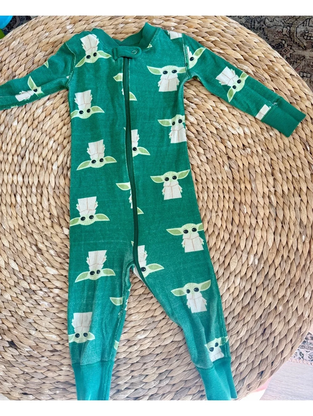 Hanna Andersson Star Wars Baby Yoda Sleeper Sz 12-18 Months